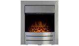 Adam electric inset fire 2kW Brushed Steel (British brand)