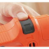 Black+Decker 500W corded hammer drill with side handle, UK version