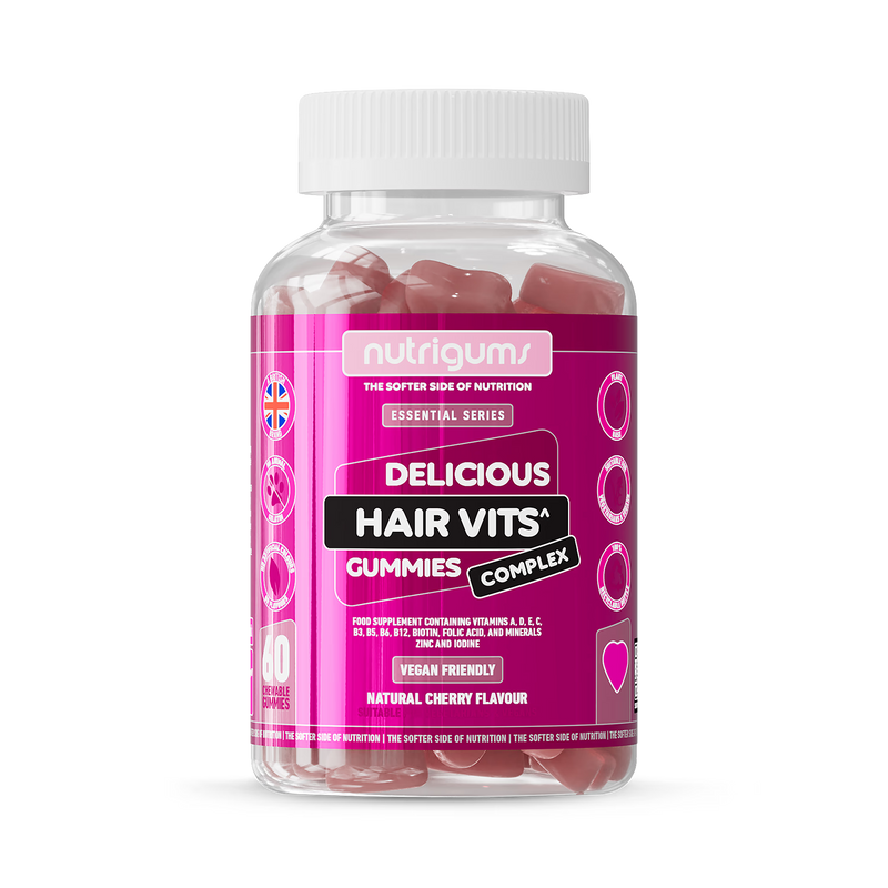 Nutrigums Hair Vits Complex gummies 60 count, UK version