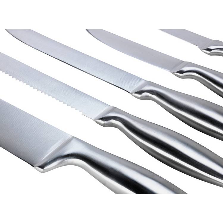 Argos Home 5-piece knife block set, imported from the UK