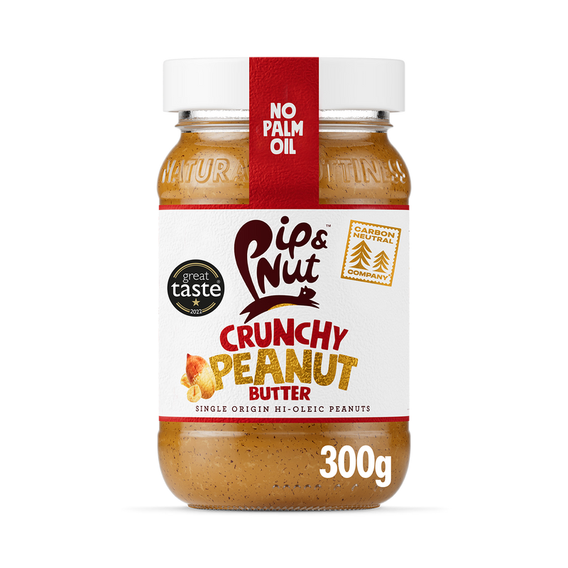 Pip & Nut crunchy peanut butter 300g, UK version