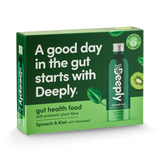 Holland & Barrett Deeply Gut Health Food Spinach & Kiwi With Seaweed Multipack 4 x 455ml- Buy online at McGrocer
