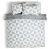 Habitat Stockholm Diamond Dash grey bedding set single, imported from the UK