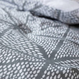 Habitat Stockholm Diamond Dash grey bedding set single, imported from the UK
