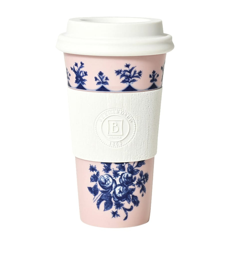 Bernardaud Chateaubriand Couleur Nomad porcelain travel mug 15.5cm, UK version