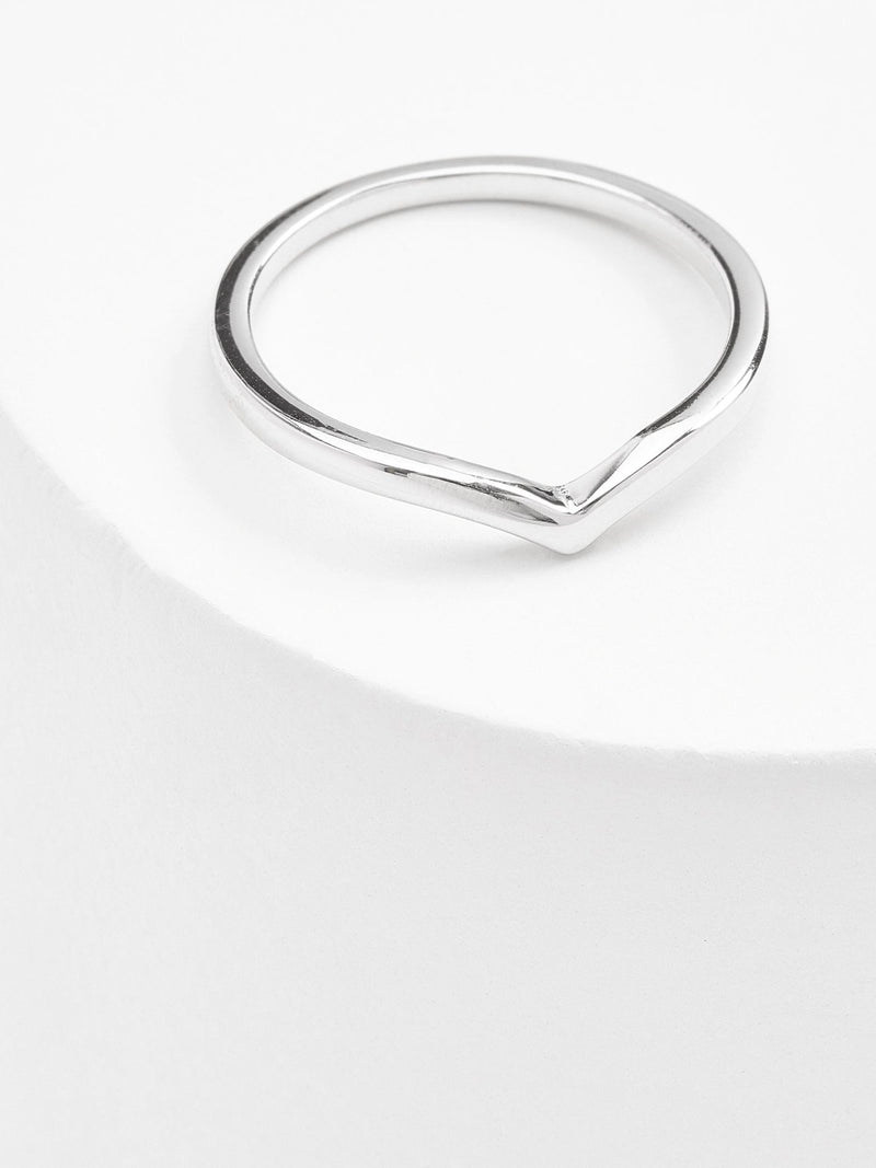 Sterlingsilber-Wunschknochenring (britische Marke)