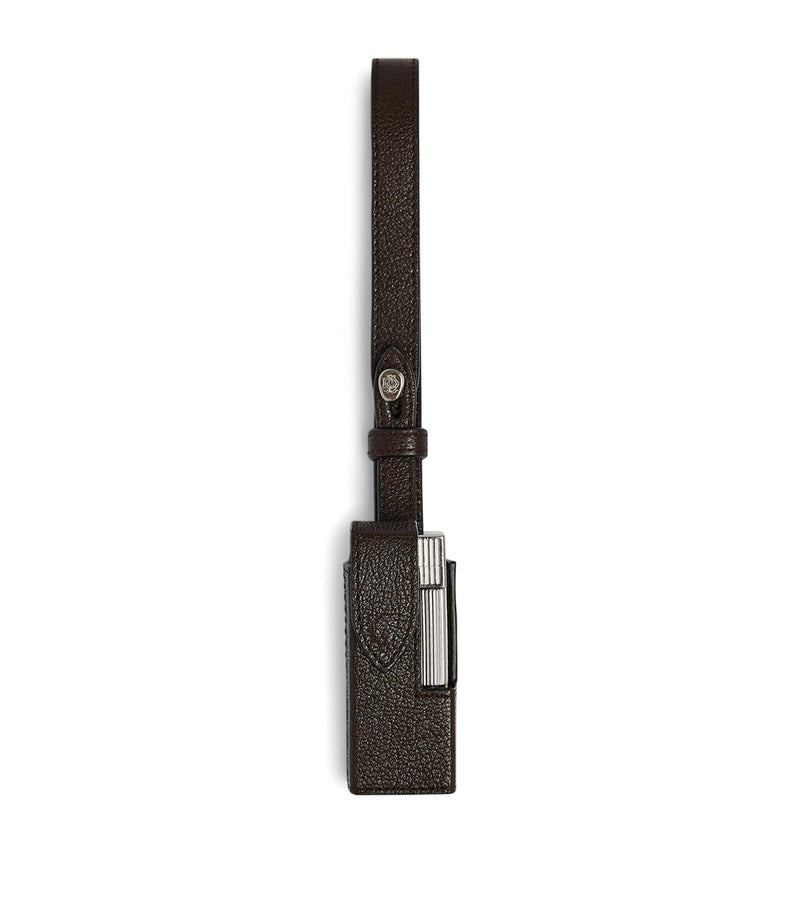 Dunhill leather Rollagas charm - British product