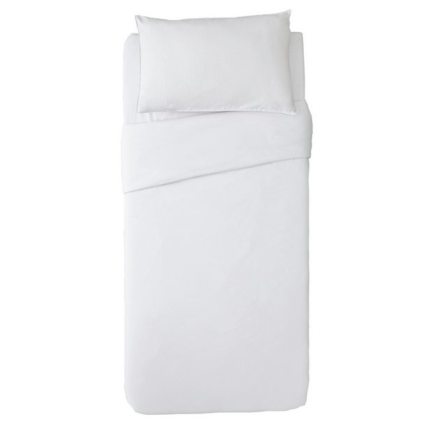 Habitat white bedding set single, imported from the UK