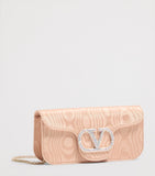 Valentino Garavani Moiré Locò clutch bag (British brand)