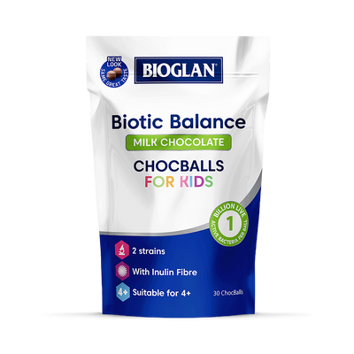 Holland & Barrett Bioglan Biotic Balance ChocBalls Kids Chocolate 75g- Buy online at McGrocer