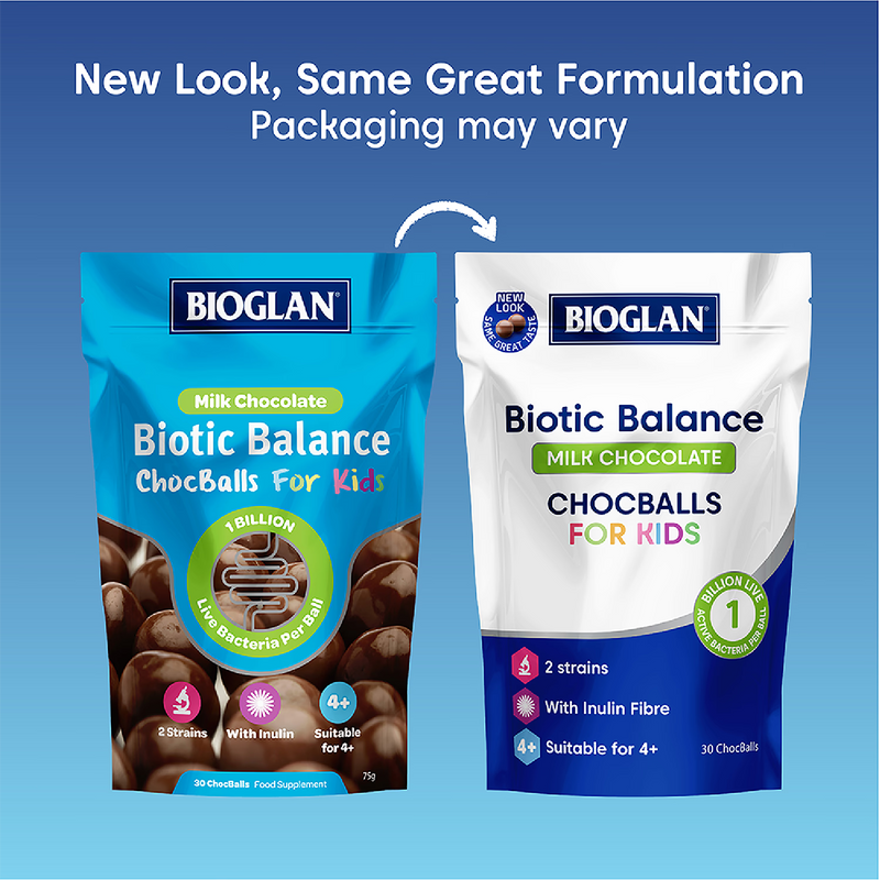 Bioglan Biotic Balance ChocBalls Kids Chocolate 75g - British product