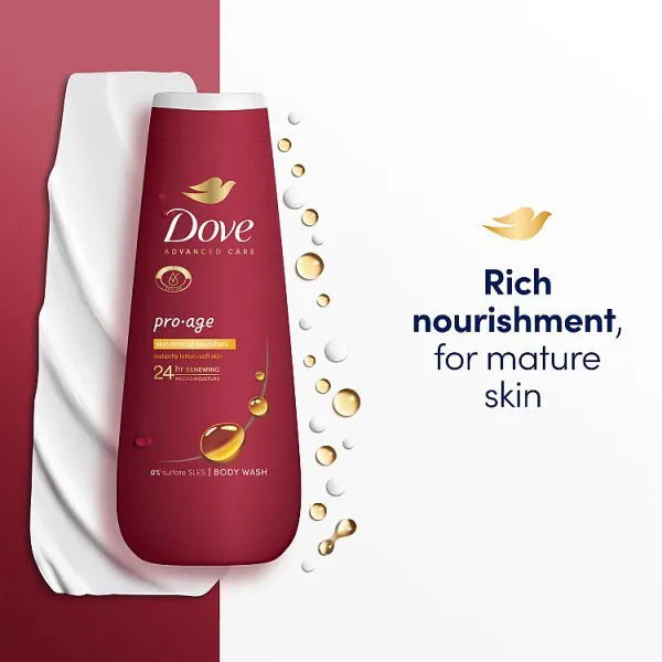 Dove Advanced Care Pro-Age Body Wash 400ml - British product