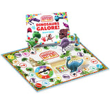 Dinosaur Roar board game with spinner and dinosaur figures, UK version