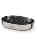 Joseph Joseph EasyStore Luxe Stainless Steel Soap Dish, UK version