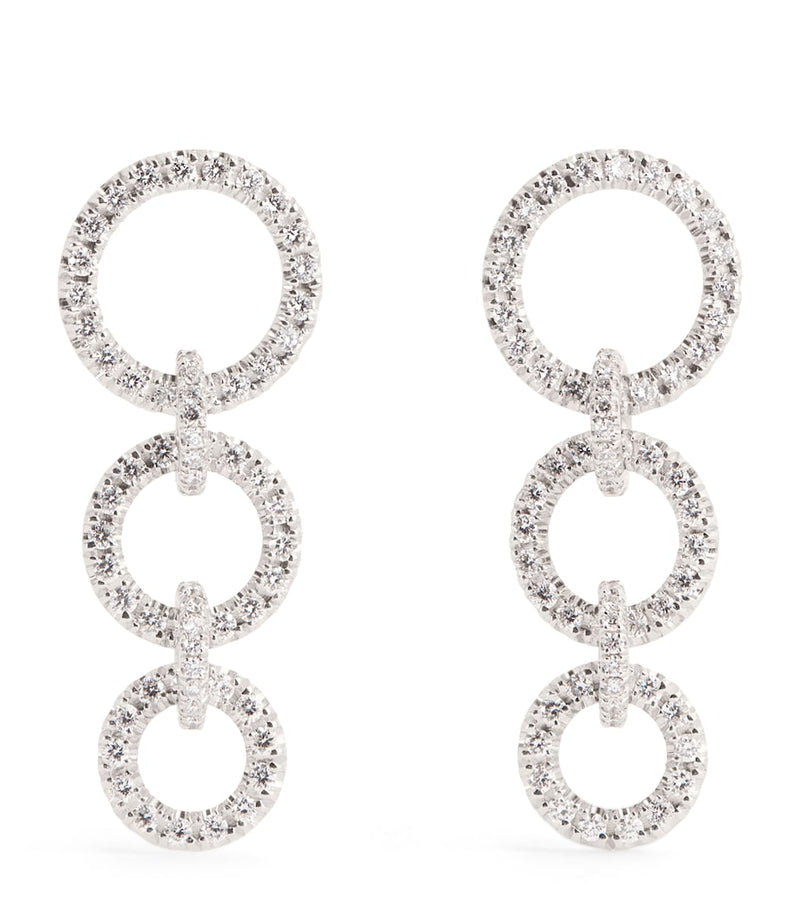 Spinelli Kilcollin Talan earrings white gold diamonds, imported from the UK
