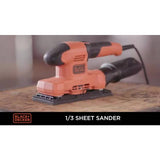 Black+Decker 1/3 sheet finishing sander 150W (British brand)