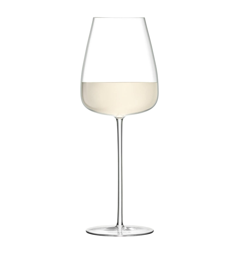 Set of 2 Handmade White Wine Goblets 690ml