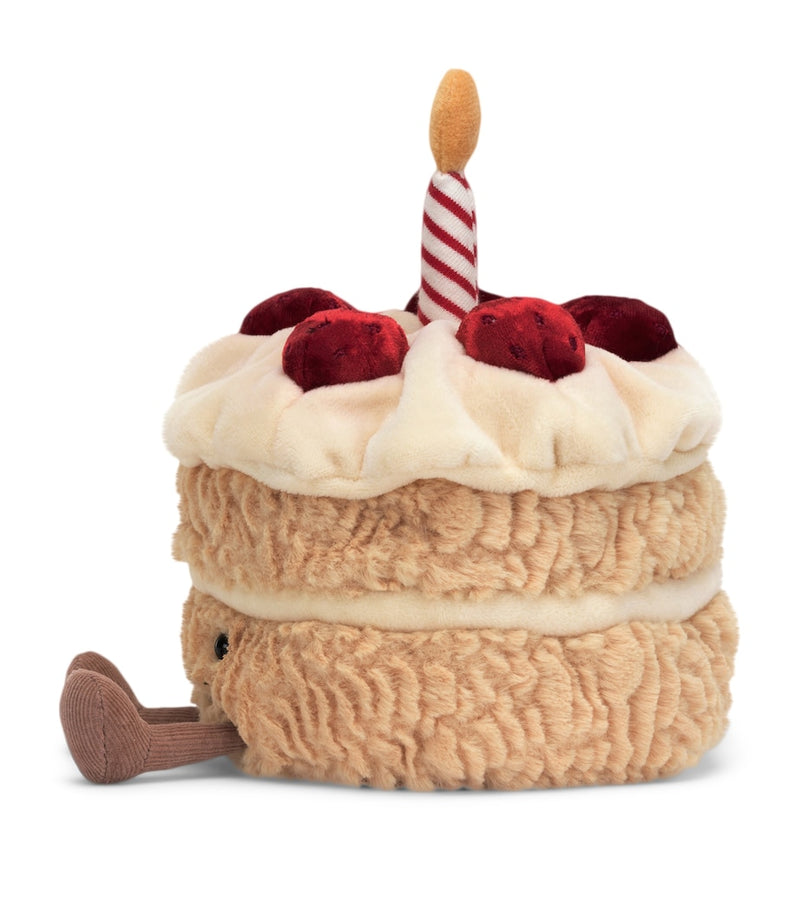 Jellycat amuseables birthday cake plush toy 16cm (British brand)