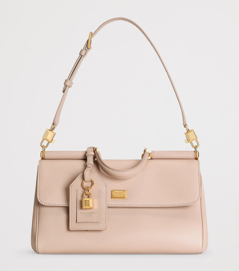 Dolce Gabbana My Sicily top-handle bag in plongé calfskin (British brand)