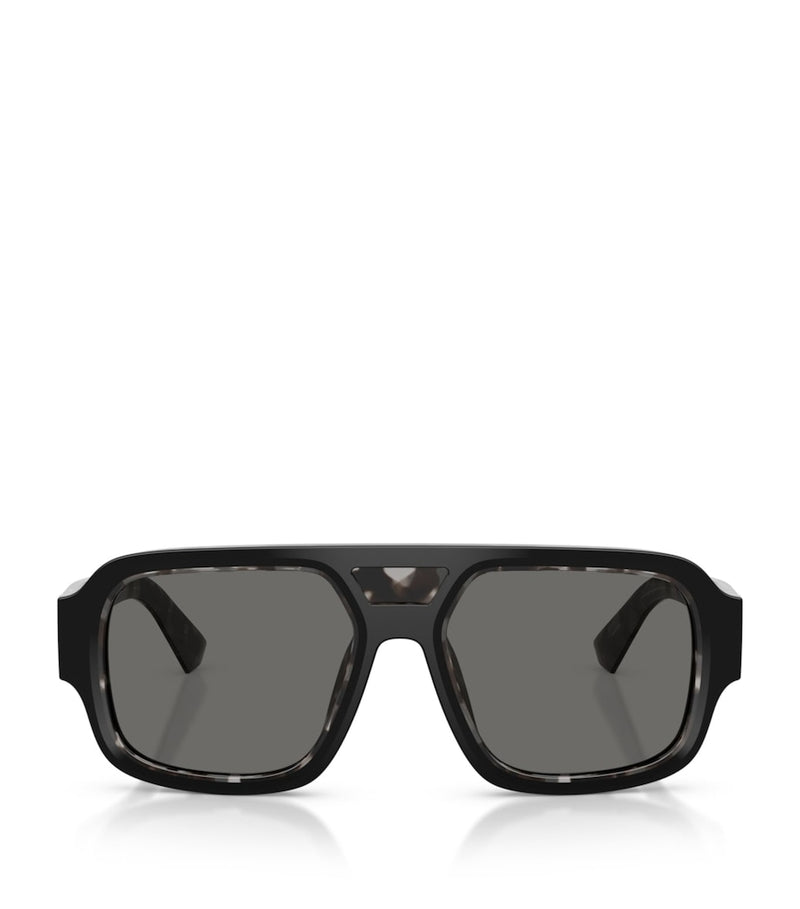 Dolce&Gabbana pilot sunglasses oversized acetate - British product
