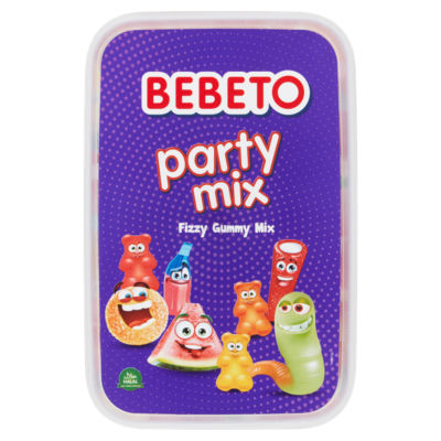 Bebeto Party Mix Fizzy Gummies 400g - British product