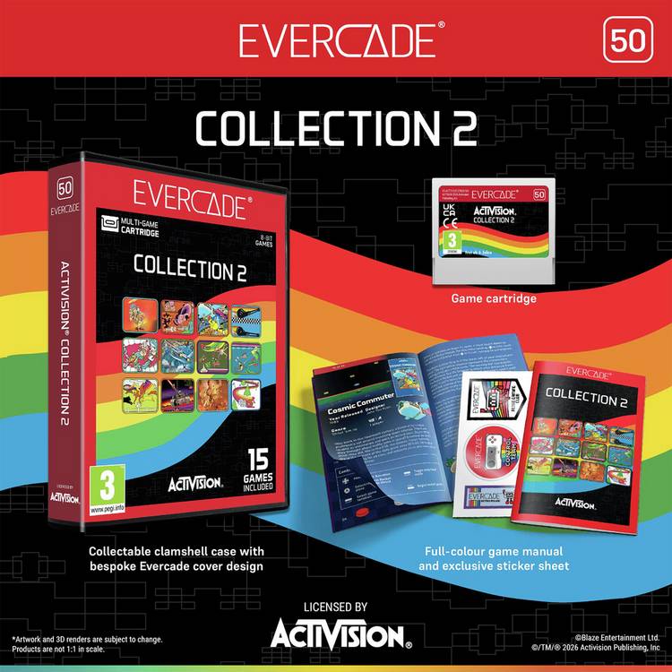 Evercade Activision Collection 2 multi-game cartridge, UK version
