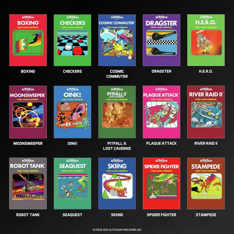 Evercade Activision Collection 2 multi-game cartridge, UK version