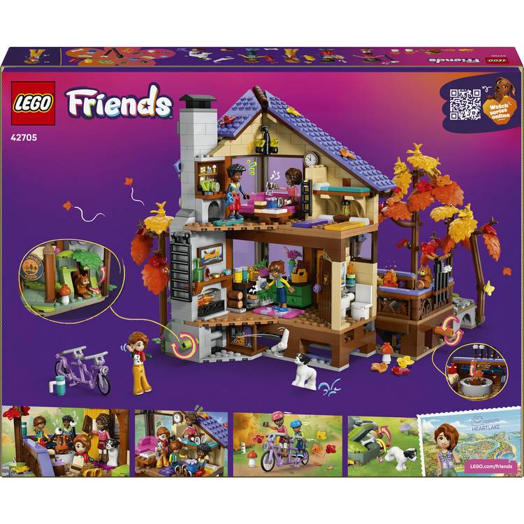 LEGO Friends building set Cosy Autumn Forest Cabin 1229 pieces (British brand)