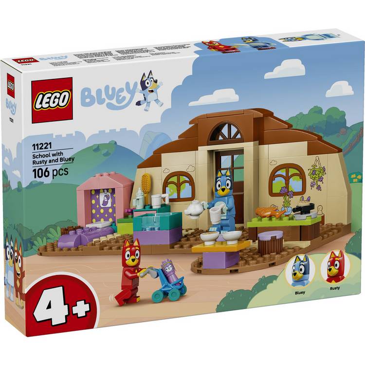 LEGO Bluey School building toy 106 pieces - British product