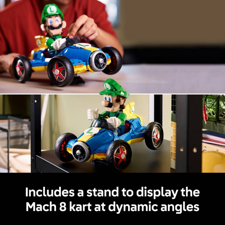 LEGO Super Mario Luigi & Mach 8 building kit 2234 pieces, UK version