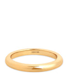 Astrid & Miyu gold-plated essential stacking ring - British product