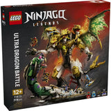 LEGO NINJAGO Ultra Dragon Battle building set with 4-headed dragon, UK version