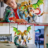 LEGO NINJAGO Ultra Dragon Battle building set with 4-headed dragon, UK version