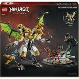 LEGO NINJAGO Ultra Dragon Battle building set with 4-headed dragon, UK version