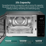Hisense 4-in-1 microwave air fryer black 23L, UK version