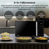 Hisense 4-in-1 microwave air fryer black 23L, UK version