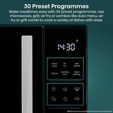 Hisense 4-in-1 microwave air fryer black 23L, UK version