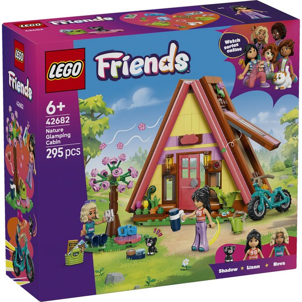 LEGO Friends glamping cabin toy 295 pieces (British brand)