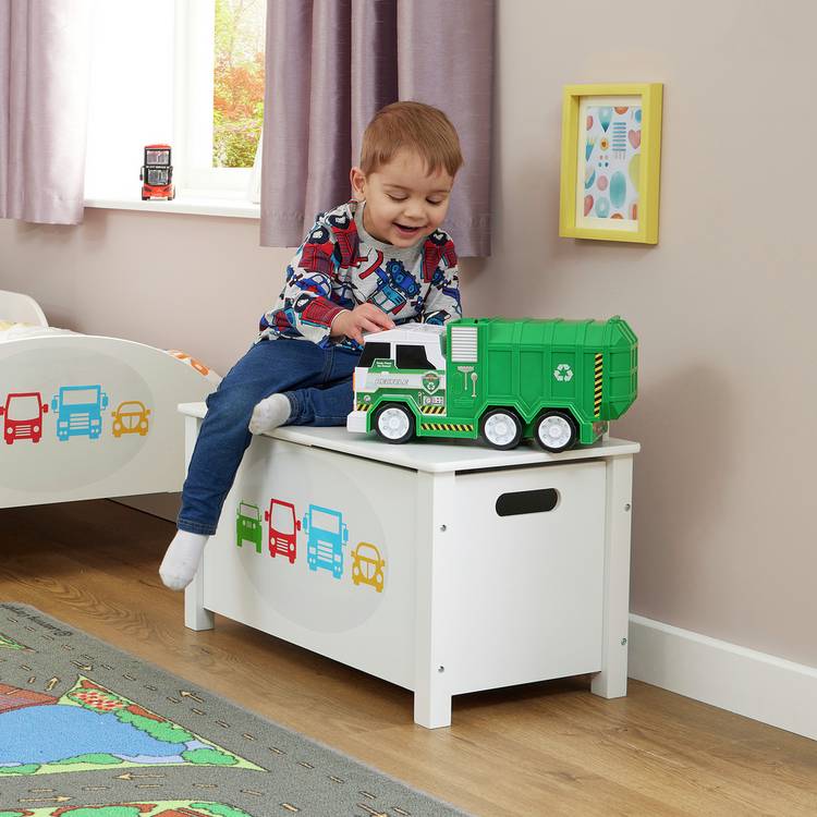 Liberty House Toys transport toy box white, UK version