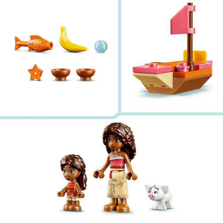 LEGO Disney Moana village house building toy 85 pieces (British brand)