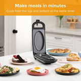 Drew&Cole CleverChef sandwich press black, imported from the UK