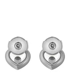 Chopard Happy Diamonds earrings 18kt white gold, imported from the UK