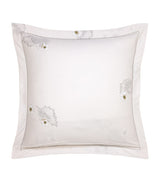 Harrods Square Pillowcase in Floral Print, Organic Cotton Sateen, 65cm x 65cm- Buy online at McGrocer