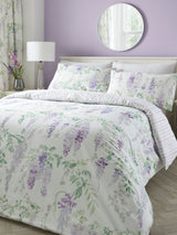 Dreams & Drapes Purple Wisteria Duvet Cover Set