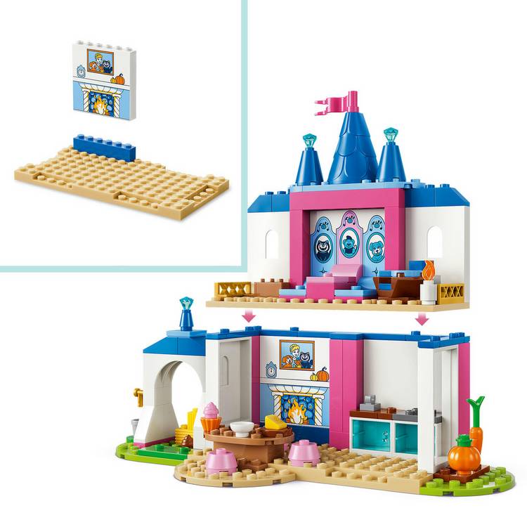 LEGO Disney Castle Cinderella Animal Friends 149 pieces (British brand)