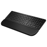 HP 580K wireless keyboard black with palm rest - British product