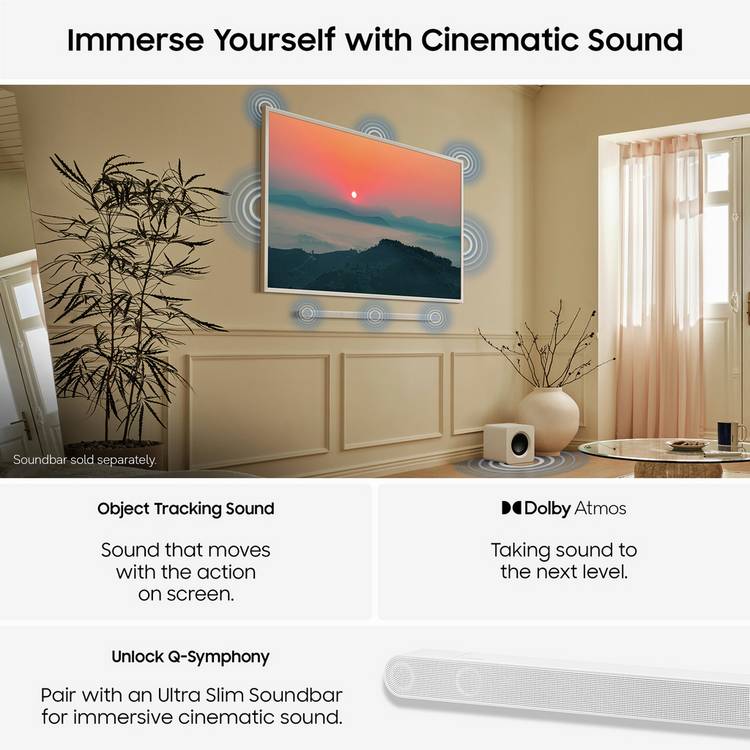 Samsung Frame 43 inch Smart QLED TV (British brand)