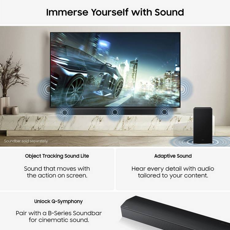 Samsung 55 inch Crystal UHD TV 2026 model (British brand)