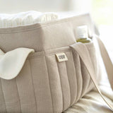 Mamas & Papas caddy changing bag cashmere waffle, imported from the UK