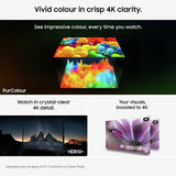 Samsung Crystal UHD TV 58 inch 4K HDR (British brand)